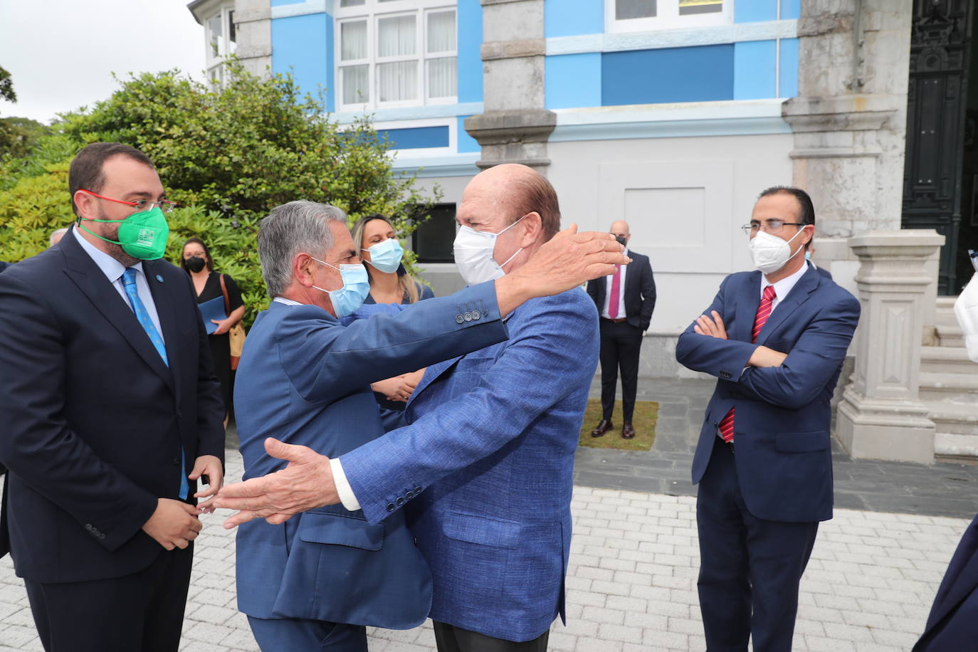 Los presidentes Adrián Barbón y Miguel Ángel Revilla asisten al III Encuentro Hispano-Americano, de carácter social-empresarial.