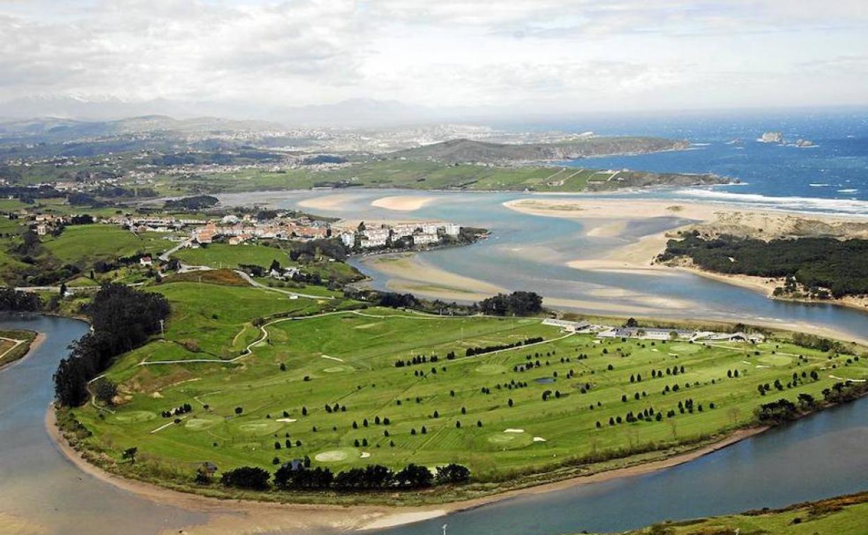 Desembocadura del río Pas en Mogro.