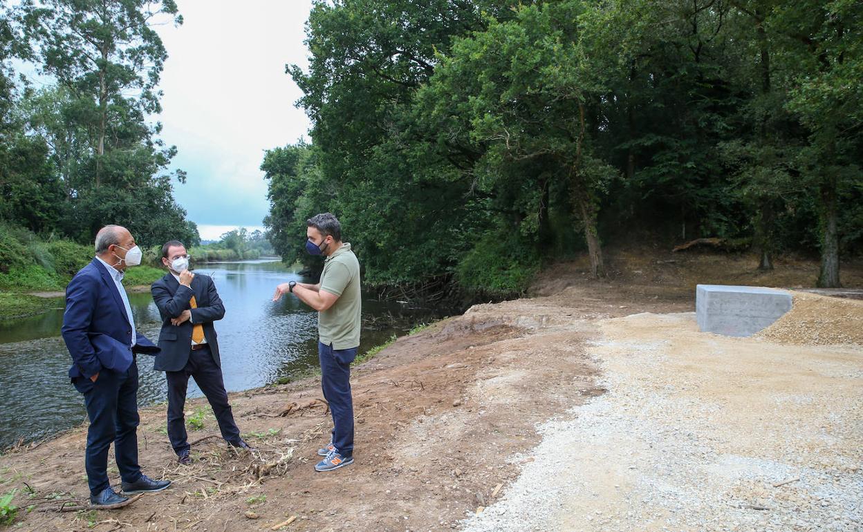 Turismo recupera el antiguo embarcadero de la Ría de Cubas en Ribamontán al Monte