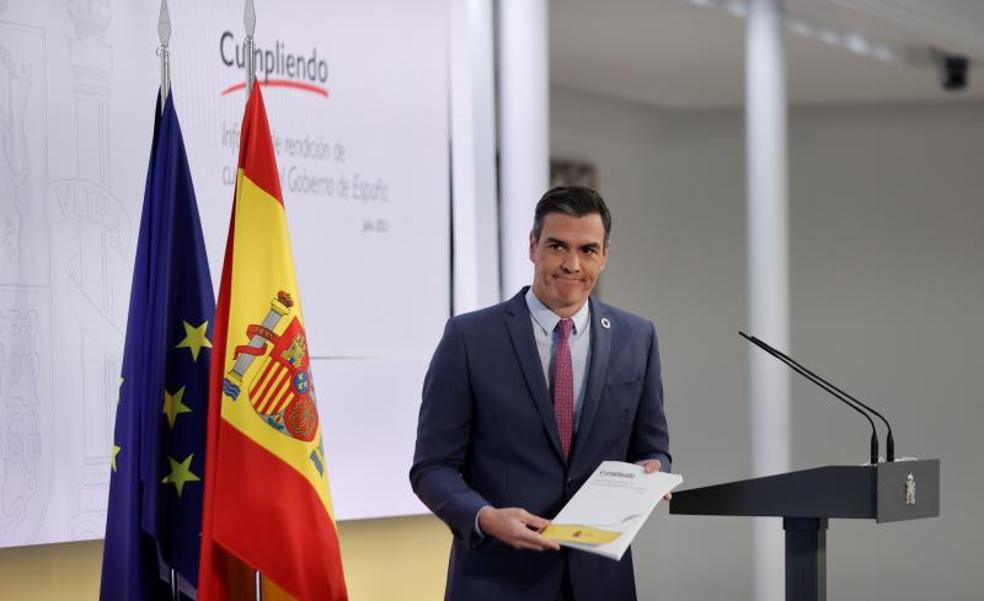 Señal de televisión: Así ha sido el balance político de Pedro Sánchez