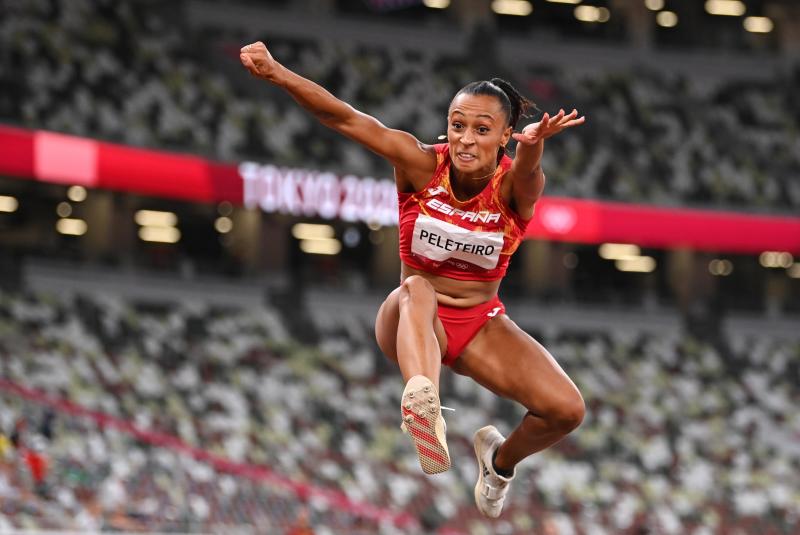 Fotos: Ana Peleteiro, bronce en triple salto