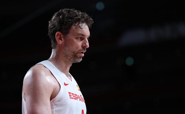 Pau Gasol, en un partido de estos Juegos.