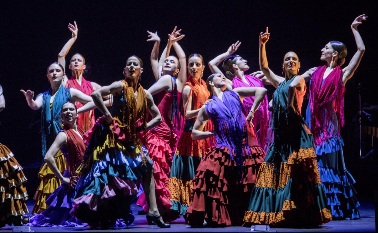 'De lo flamenco', coreografía de Mario Maya, incluida en esta velada. 