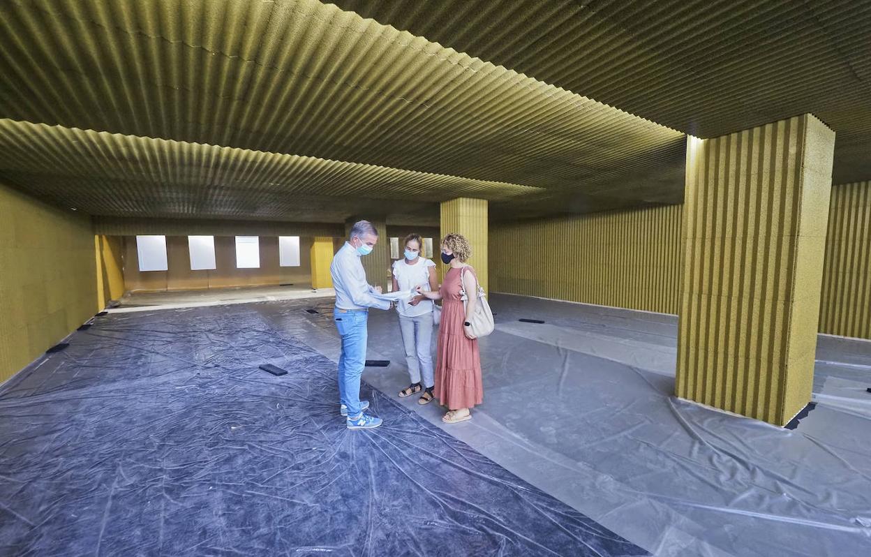 La galería de tiro será pionera en Europa y tendrá blancos móviles que podrán dispararse desde toda la estancia. 