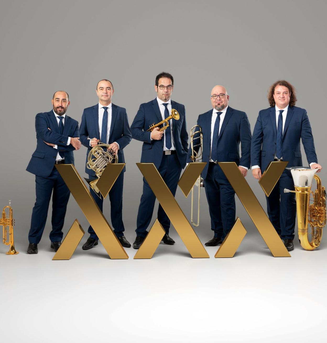 El quinteto, que ayer ofreció un concierto para un público familiar en el Palacio de Festivales, tocará hoy en el Centro Botín. 