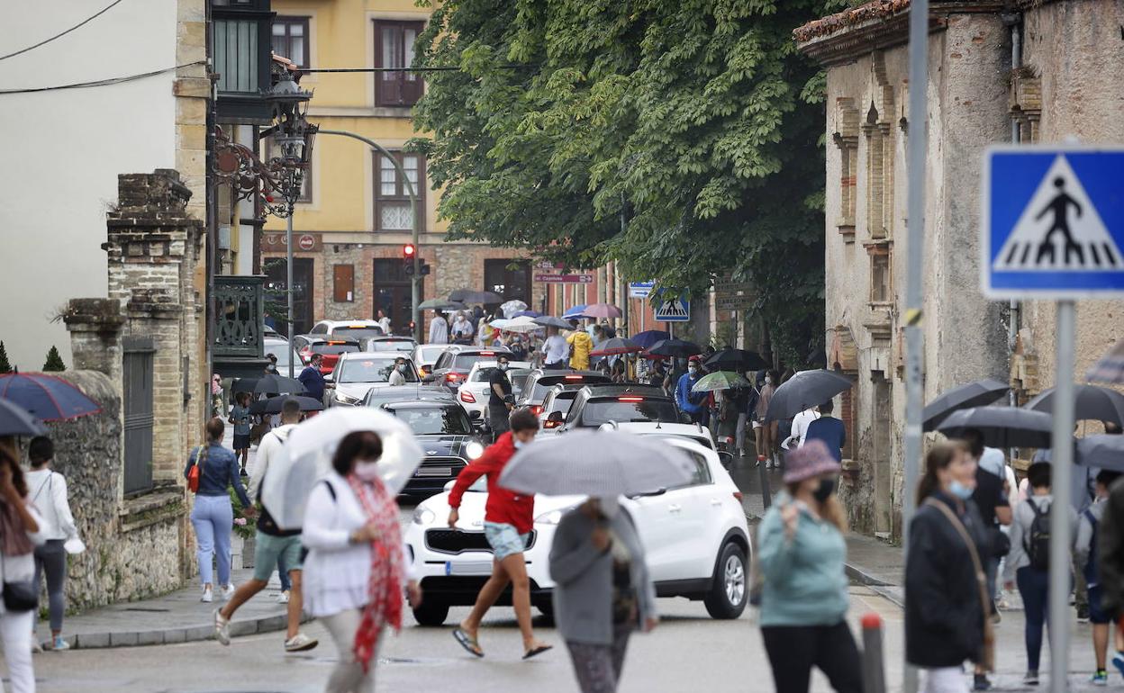 Calle de Comillas el pasado mes de julio.