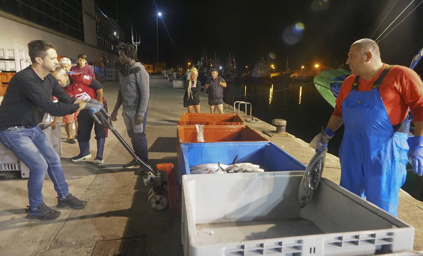 Los pescadores, en su despedida a la campaña de este verano.