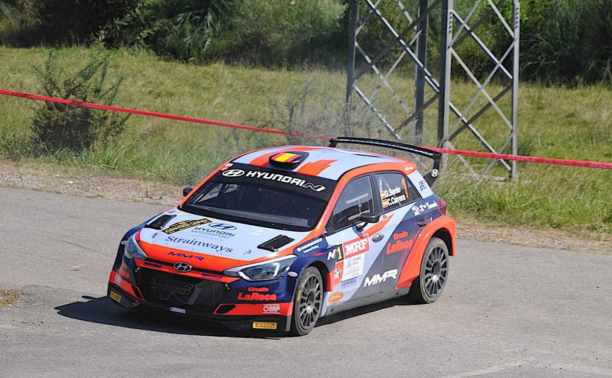 El cántabro Dani Sordo disfrutó de la victoria frente a sus paisanos.