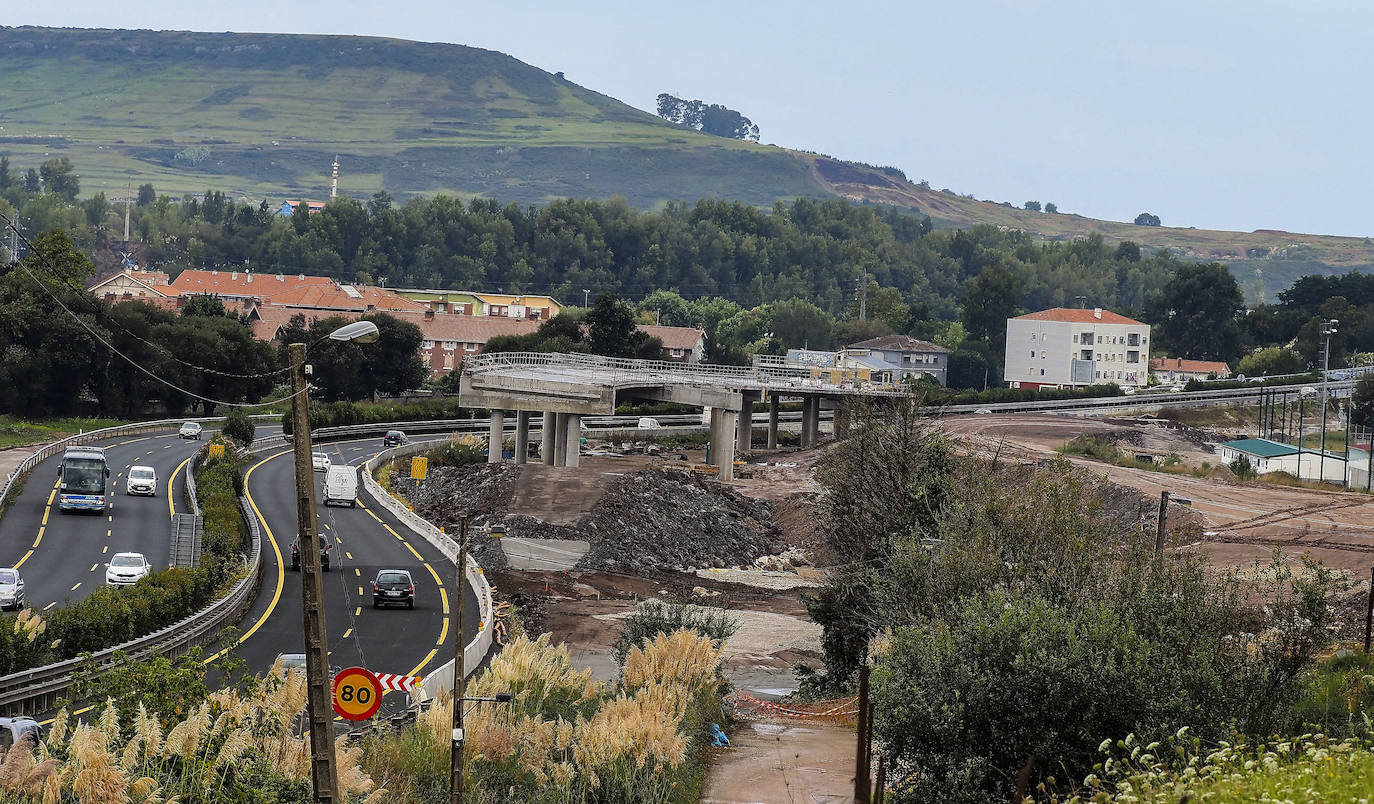 Fotos: Avanzan las obras del nudo