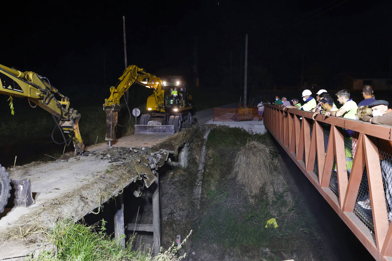 Fotos: Adiós al puente de Serdio