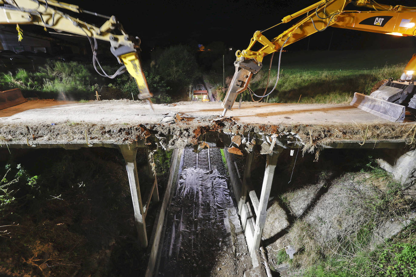 Fotos: Adiós al puente de Serdio