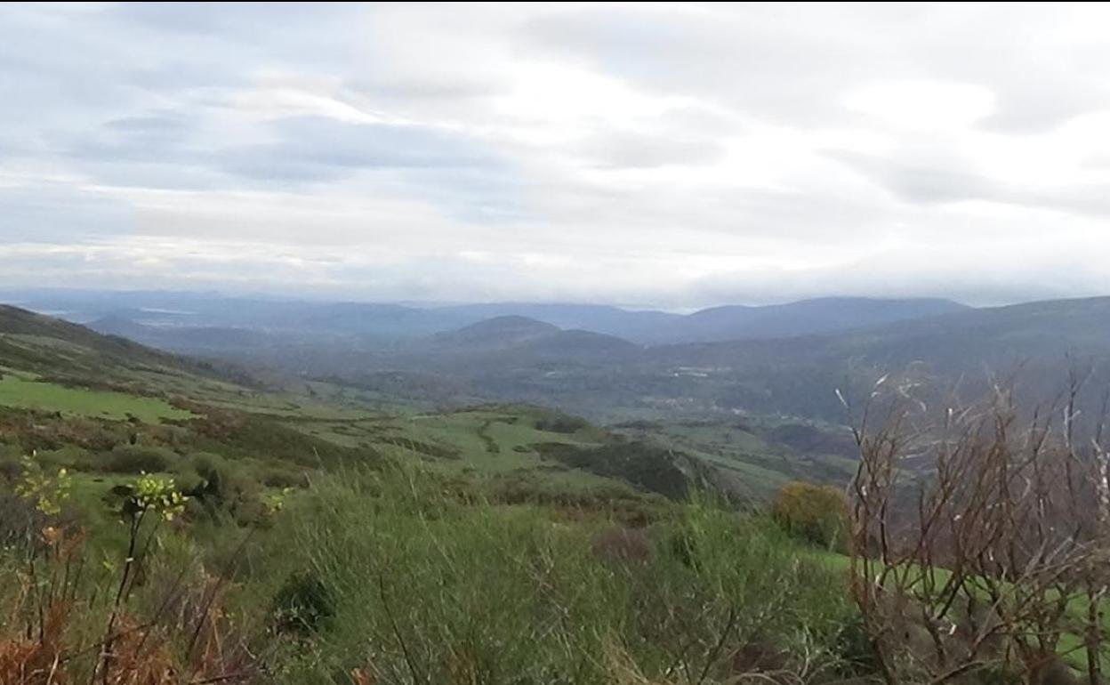 Una de las vistas durante esta ruta.