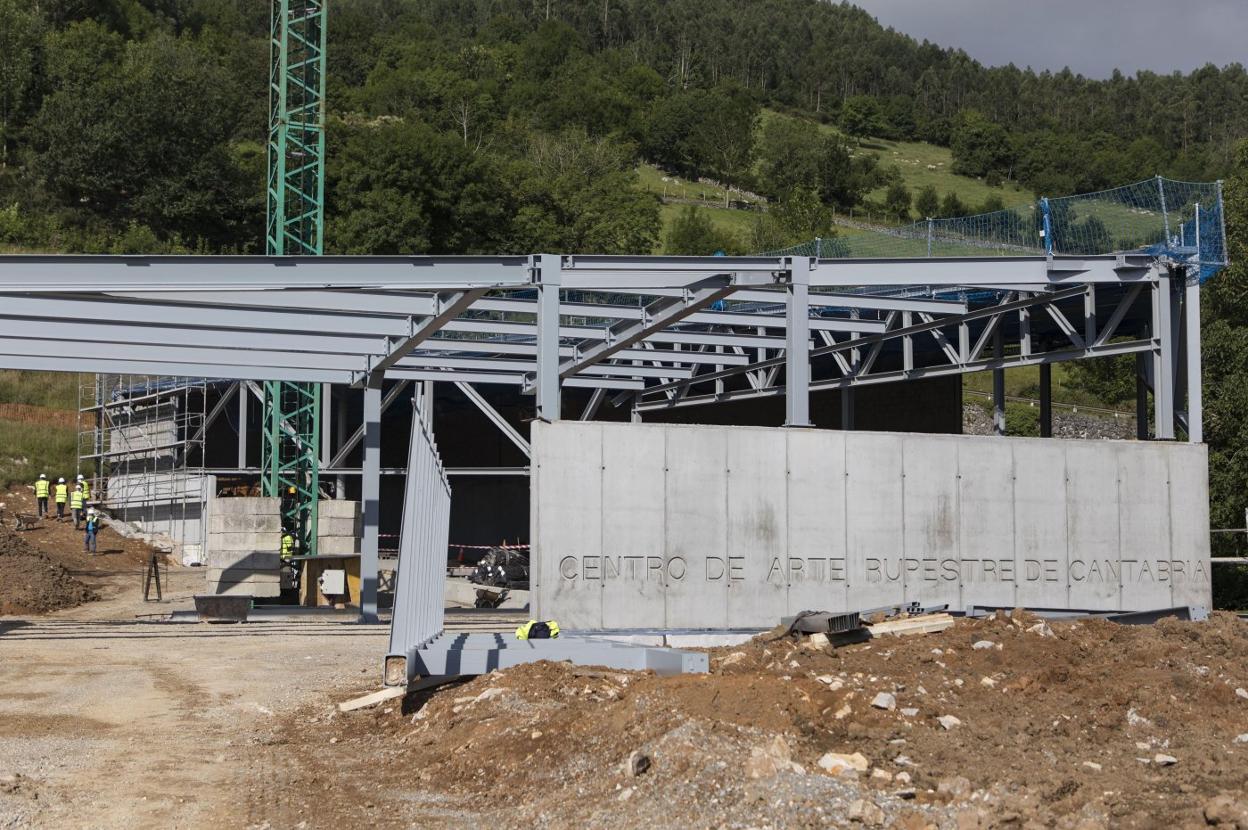 Imagen de las obras del Centro de Arte Rupestre de Puente Viesgo