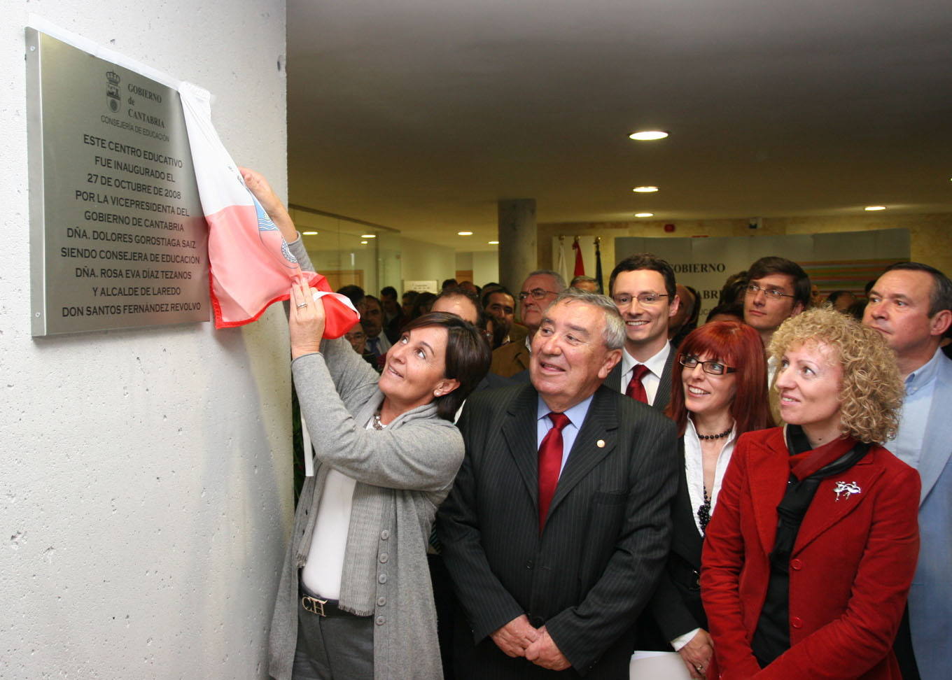 Inauguración de la Escuela Oficial de Idiomas en el año 2008.