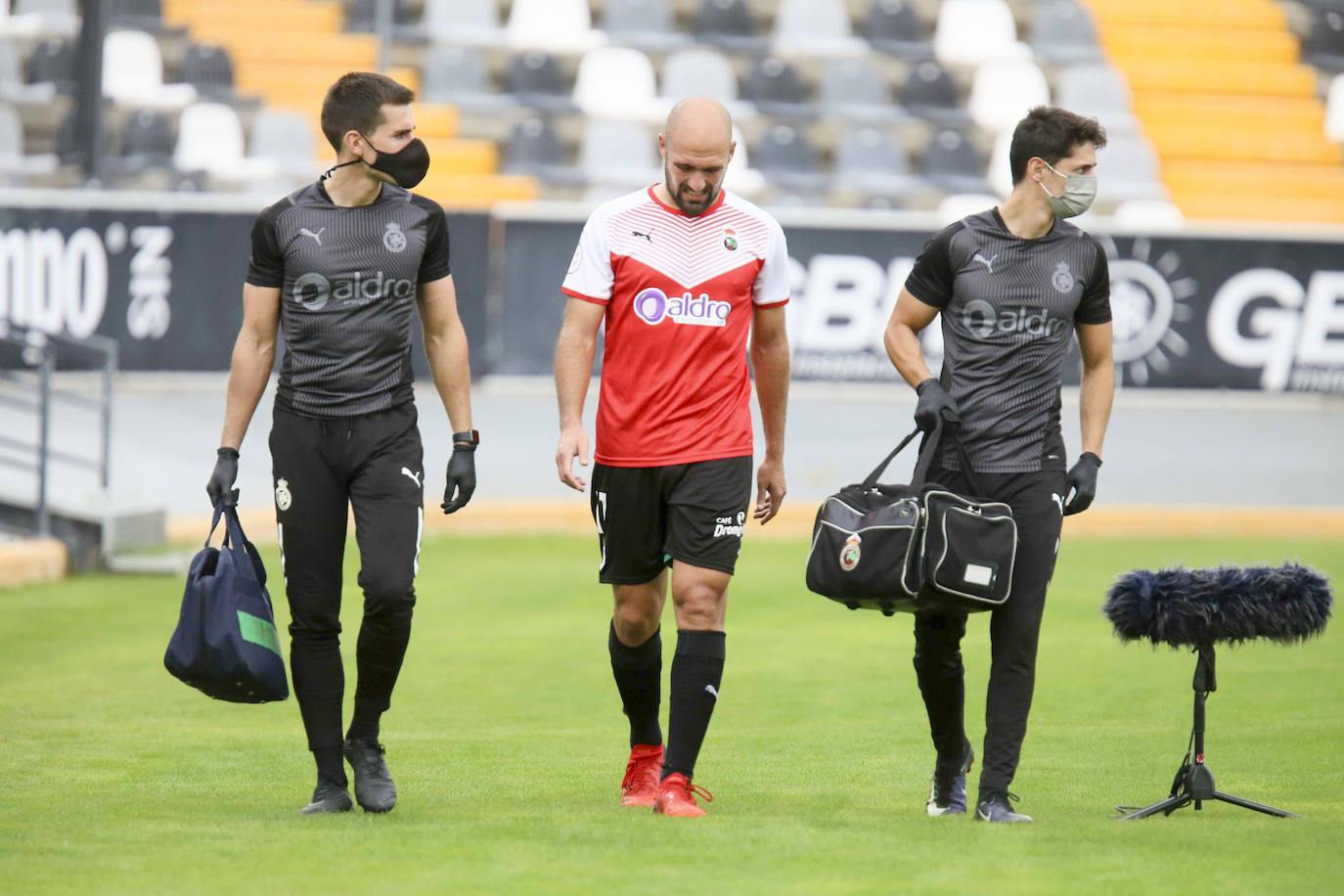 Fotos: El partido Badajoz - Racing, en imágenes