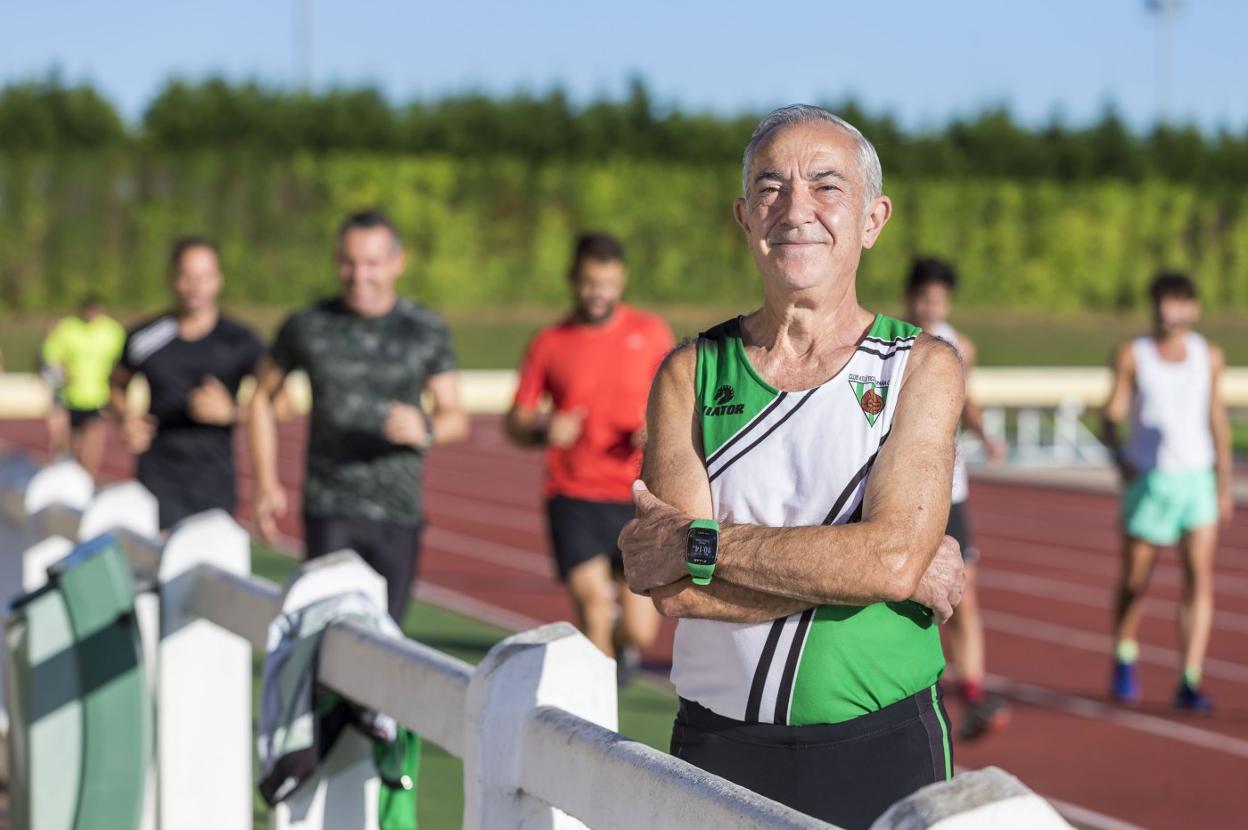 Jesús Turiso, cuádruple medallista nacional máster, es uno de los atletas que no ha faltado a ninguna edición de la carrera. 