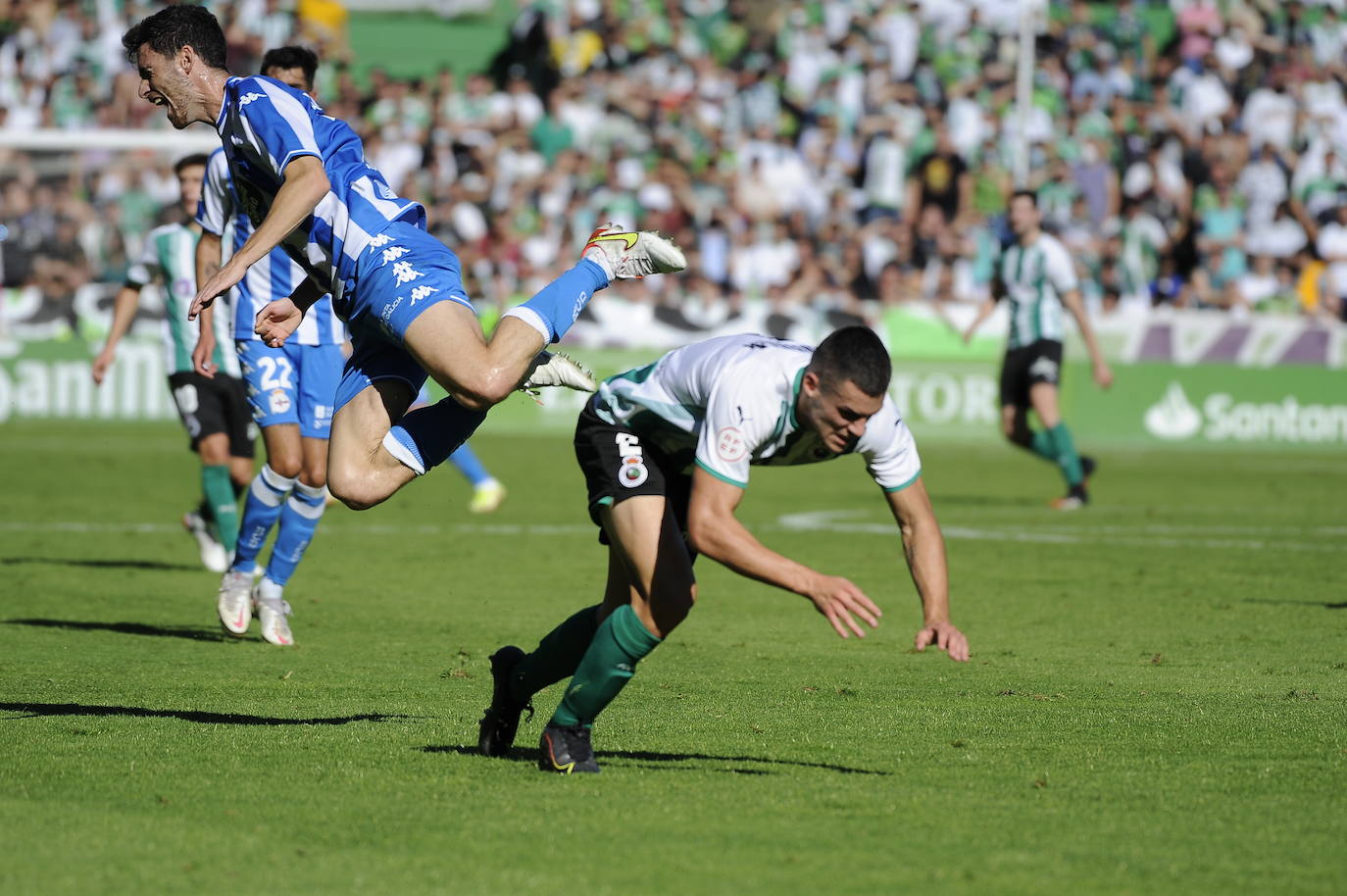 Fotos: Las imágenes del Racing-Deportivo