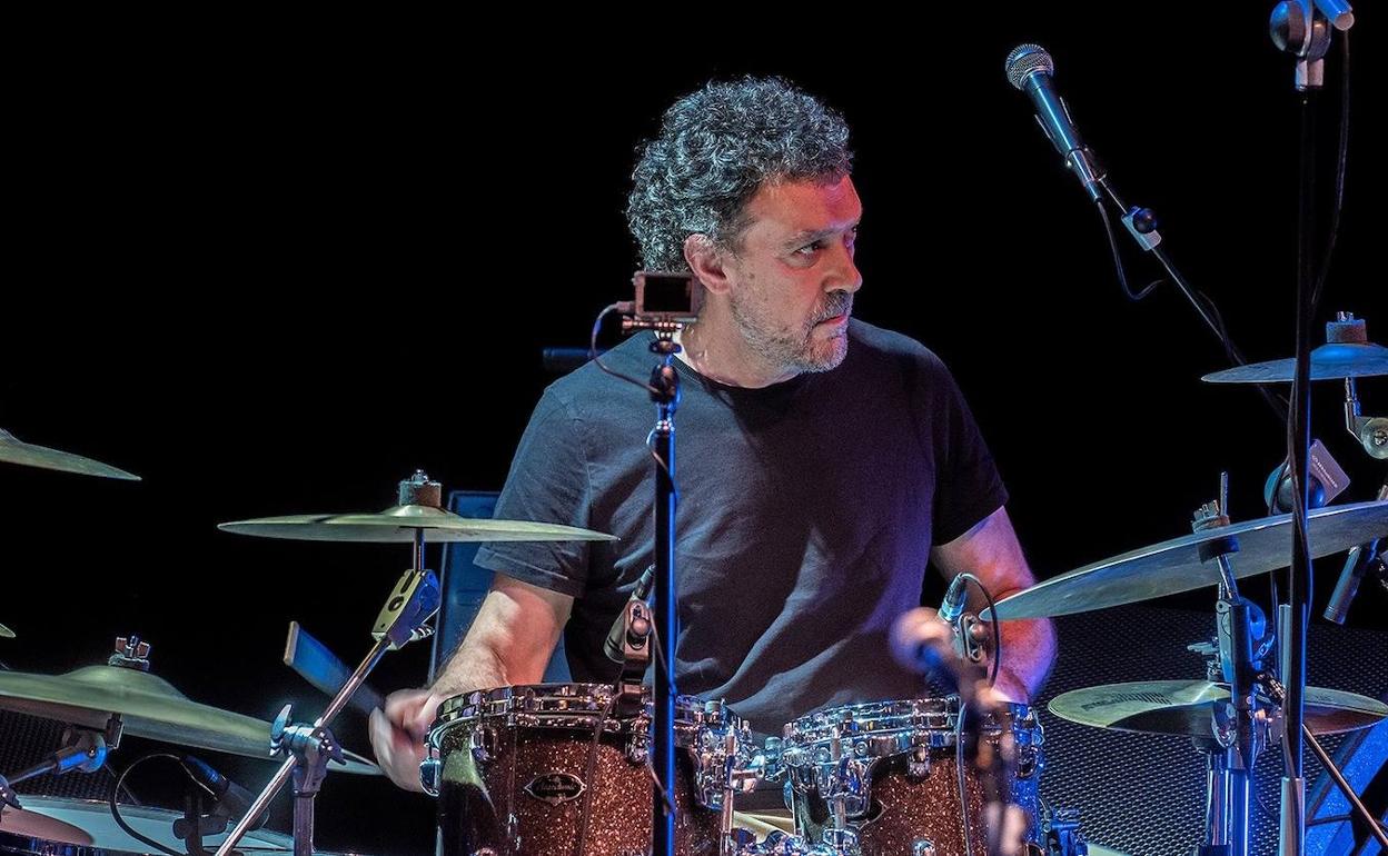 El baterista Tino Di Geraldo. 