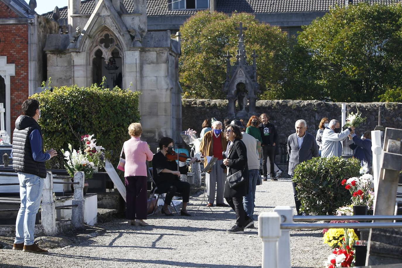 Cementerio de Geloria, en La Llama (Torrelavega).