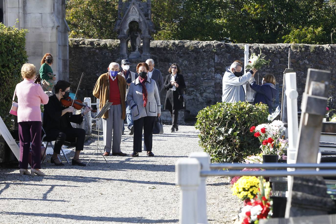 Cementerio de Geloria, en La Llama (Torrelavega).