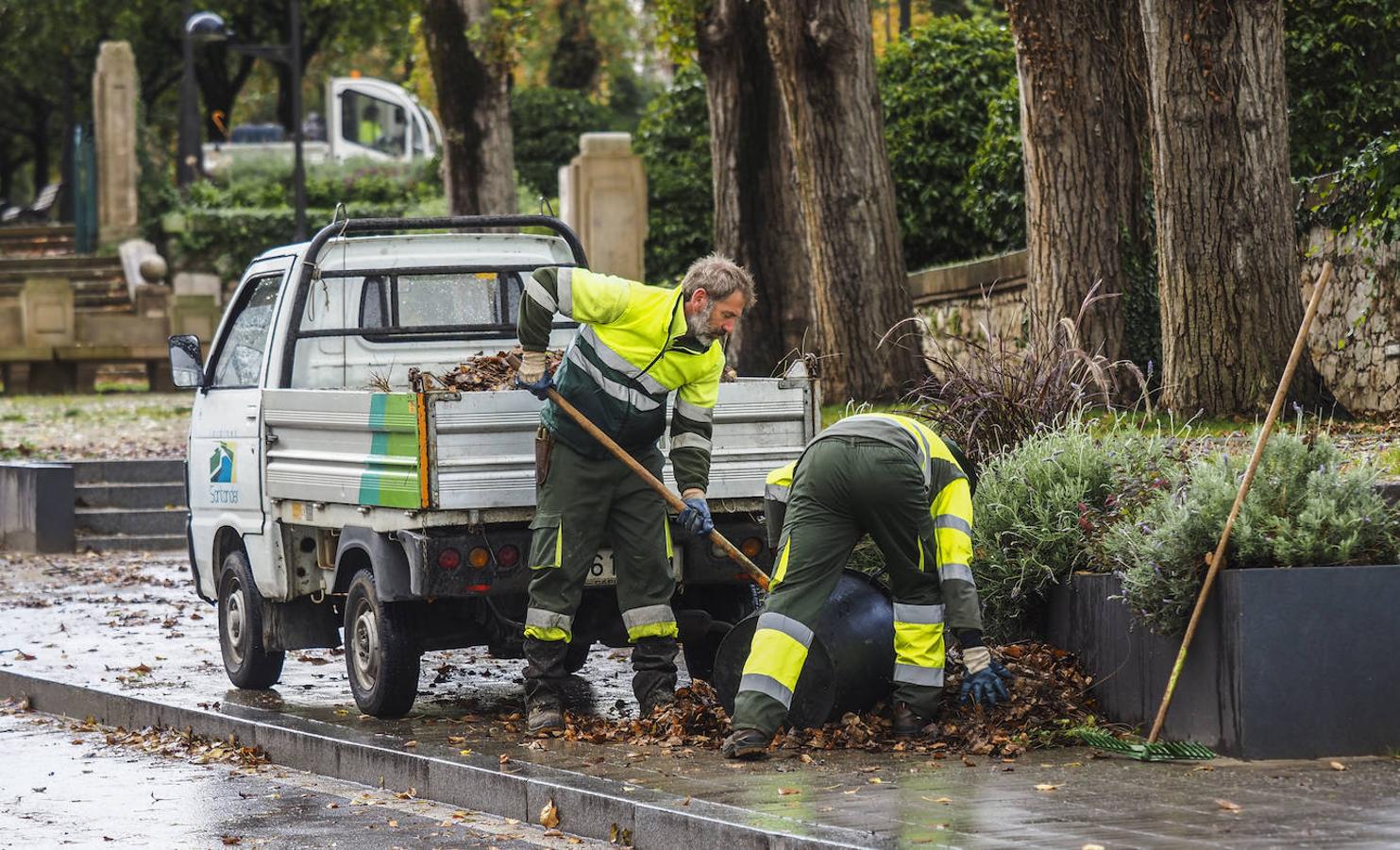 Este viernes ha sido de limpiezas en El Sardinero