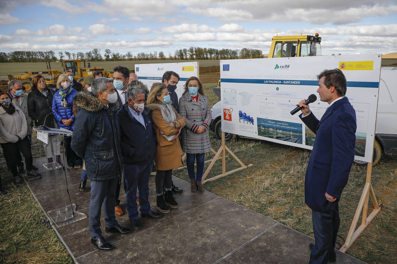 Fotos: Fiesta regionalista por el inicio de las obras del AVE