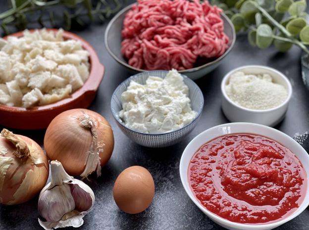 Ingredientes necesarios para el plato.