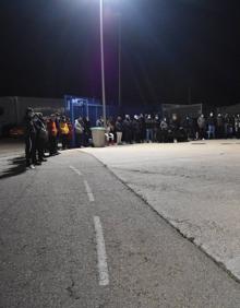 Imagen secundaria 2 - Cálido minuto de silencio en Aguilar por el cántabro fallecido en Siro