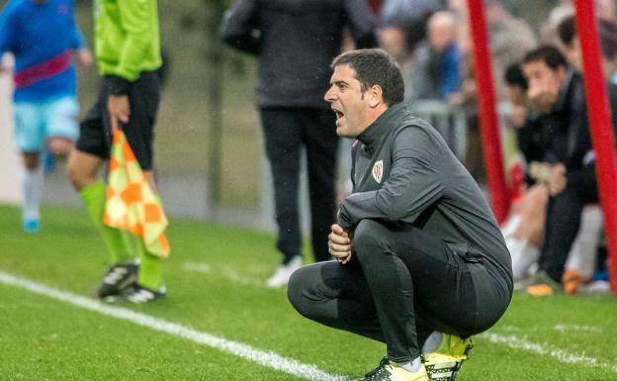 Imagen de archivo de Imanol de la Sota, entrenador del del Bilbao Athletic.