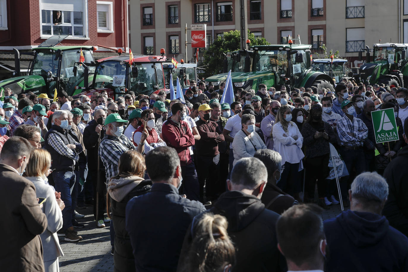 Fotos: Protesta con tractores