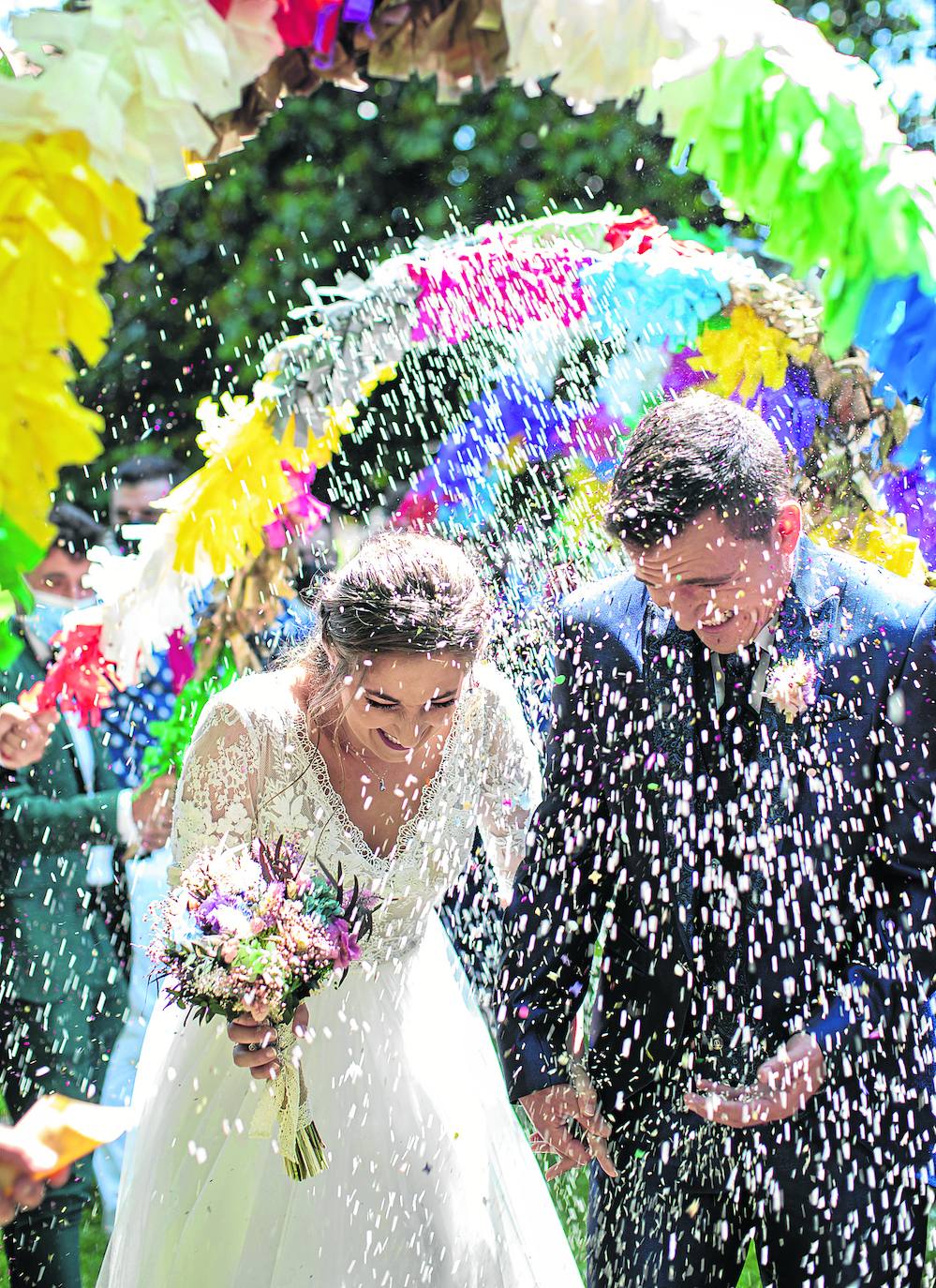 Jennifer Fernández y Héctor Marcos se casaron el pasado 17 de julio en el Gran Hotel Balneario de Puente Viesgo. 