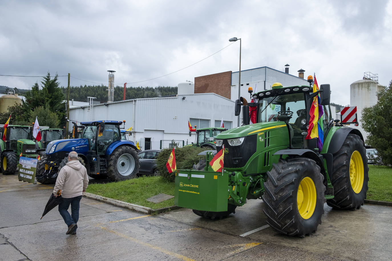 Fotos: Tractorada en Renedo