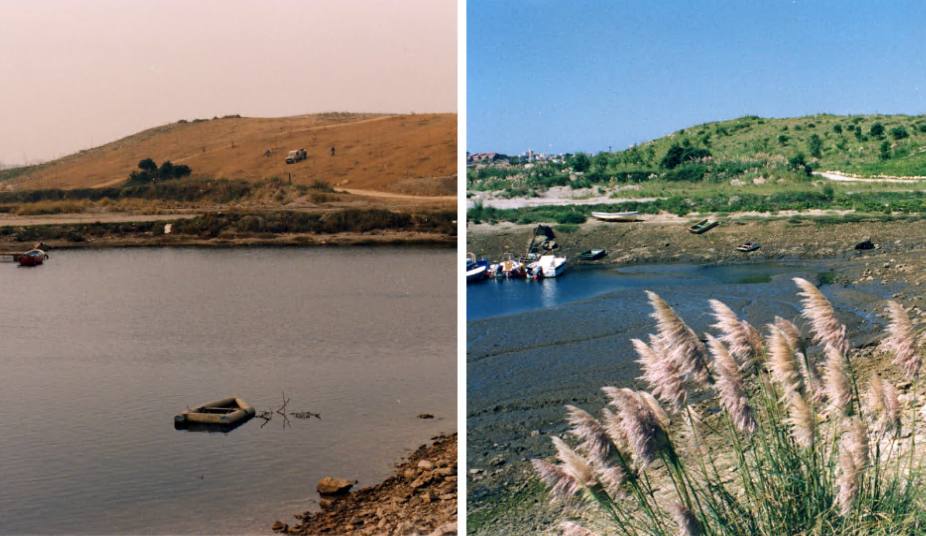 Fotos: Antes y después en la vieja cantera