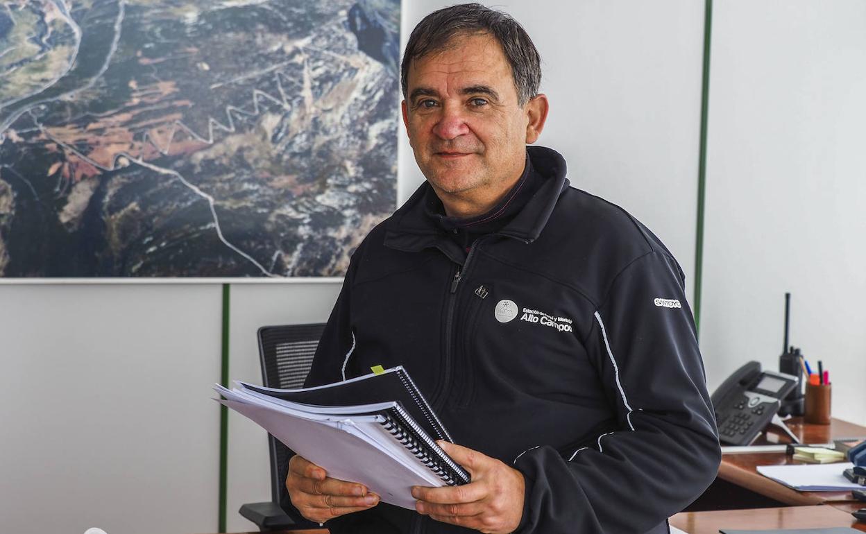 Joan Font lleva como director de la estación de Alto Campoo desde el 6 de noviembre de 2017. 