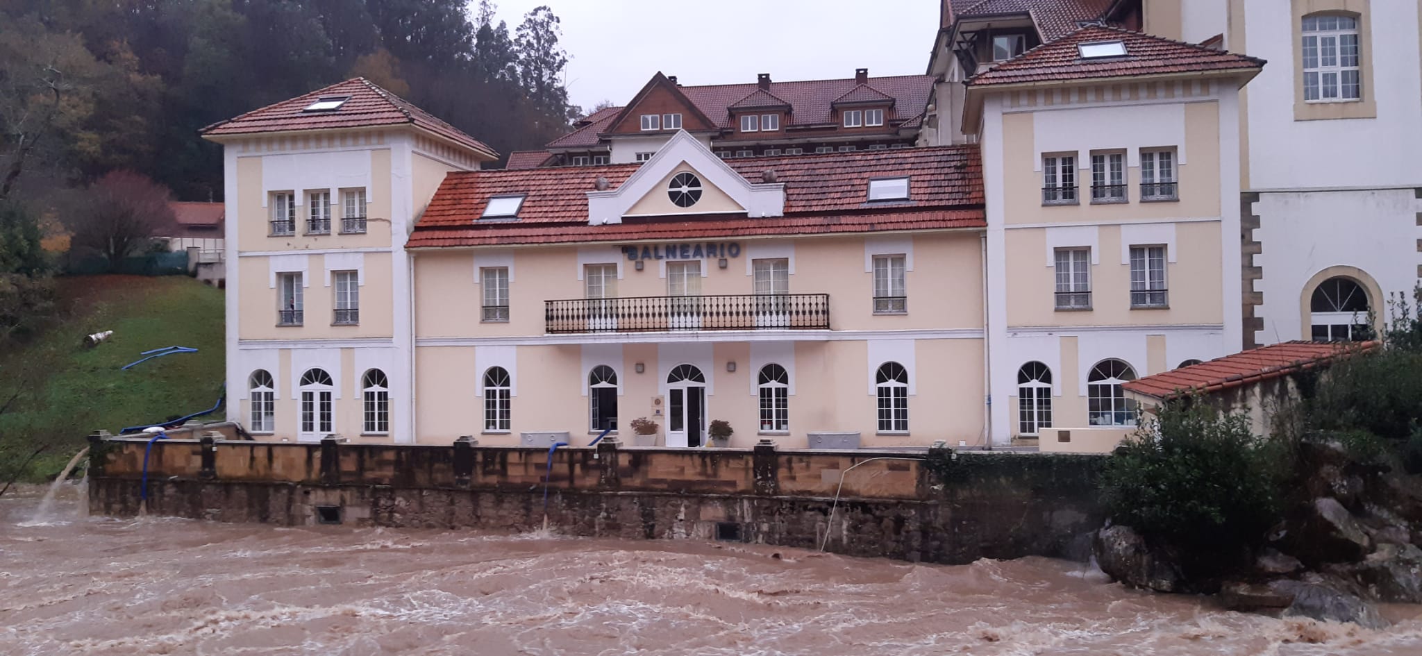 El balneario de Puente Viesgo.