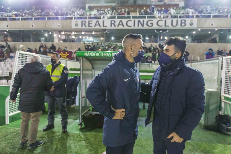 Fotos: Las imágenes del Racing - Rayo Majadahonda