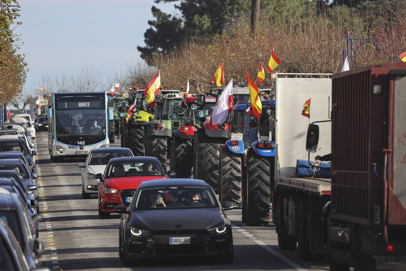 Fotos: Santander se llena de tractores