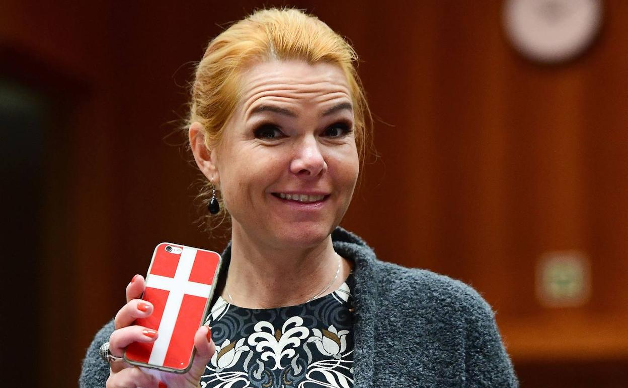 La exministra del Interior de Dinamarca, Inger Stojberg. 