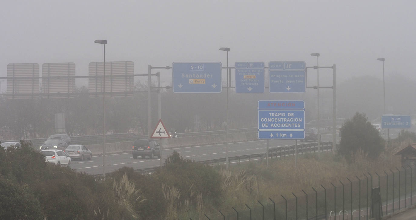 Imagen de la entrada de Santander a primera hora