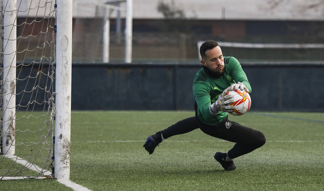 Fotos: El Racing prepara su partido ante el Extremadura