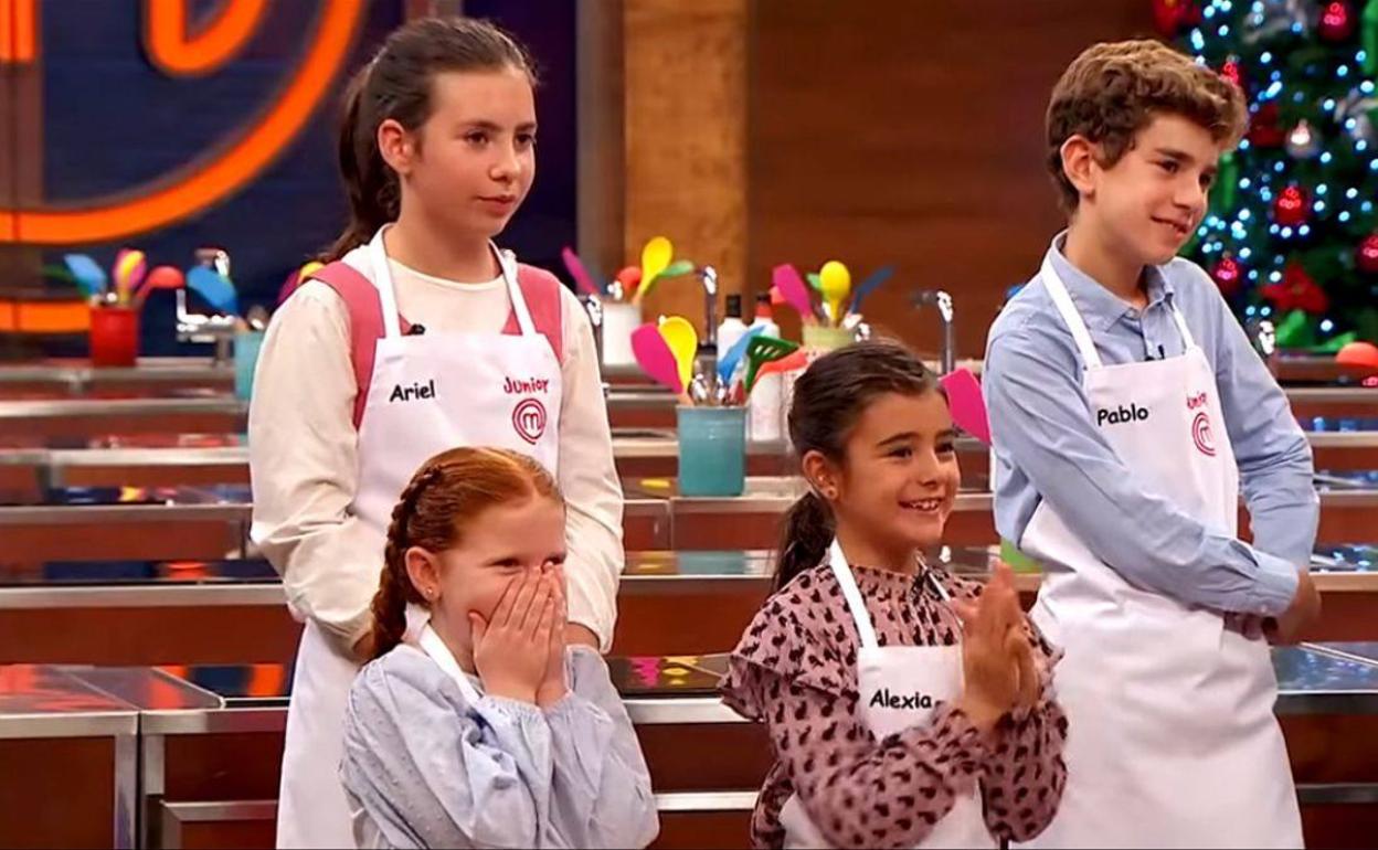 Ariel durante el primer programa de la novena edición de 'MasterChef Junior'.