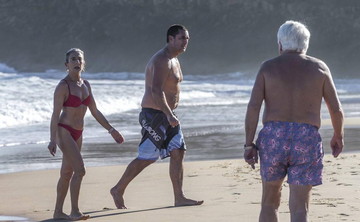 Imagen de El Sardinero, tomada el 29 de diciembre.