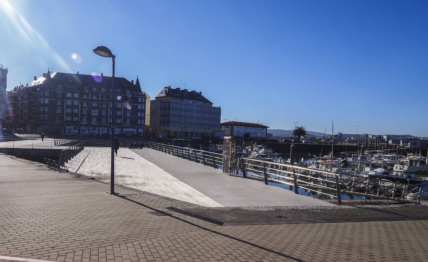 Fotos: El puerto de Laredo cuenta ya con un remodelado mirador