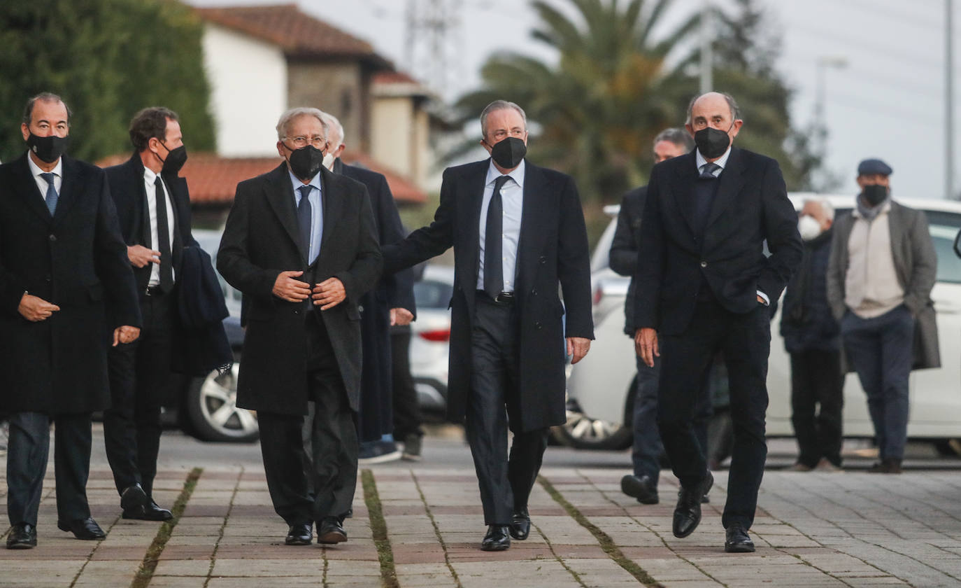 Eduardo Fernández de Blas, Emilio Butragueño, Florentino Pérez y José Martínez 'Pirri'