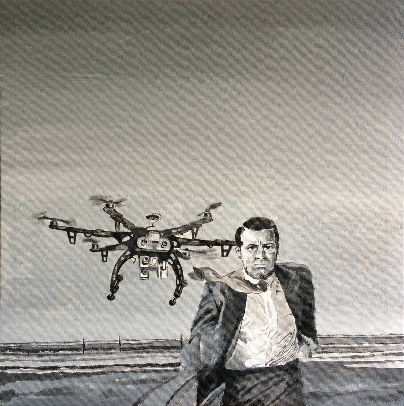 crílico. ‘Con la tecnología en los talones’.