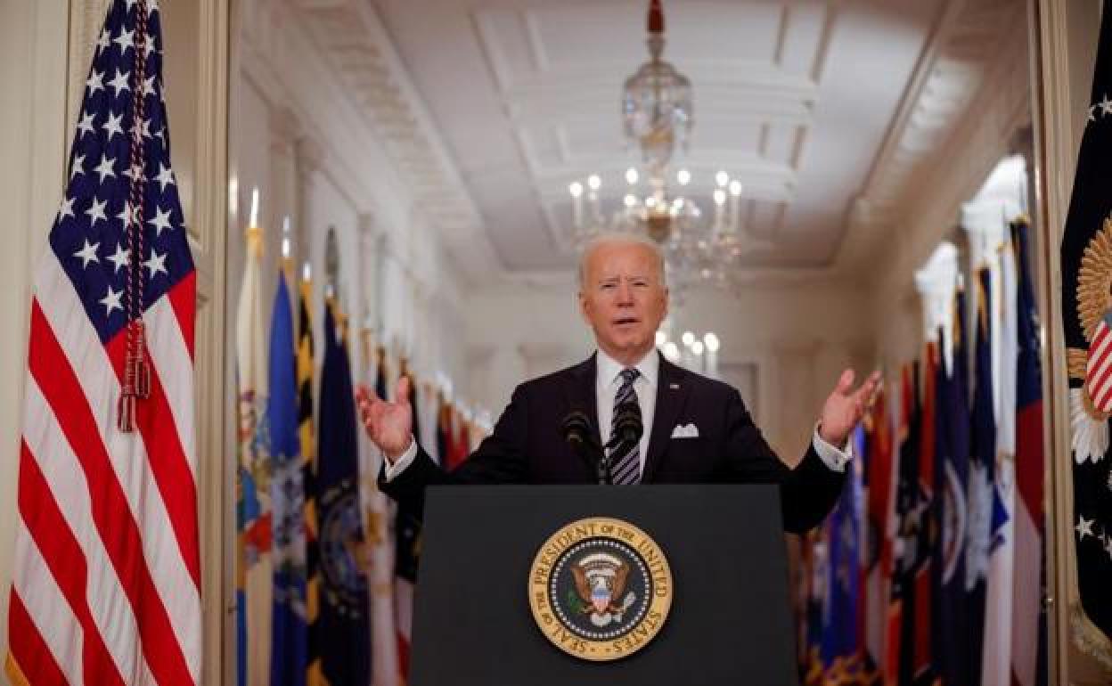 El presidente de Estados Unidos Joe Biden. 