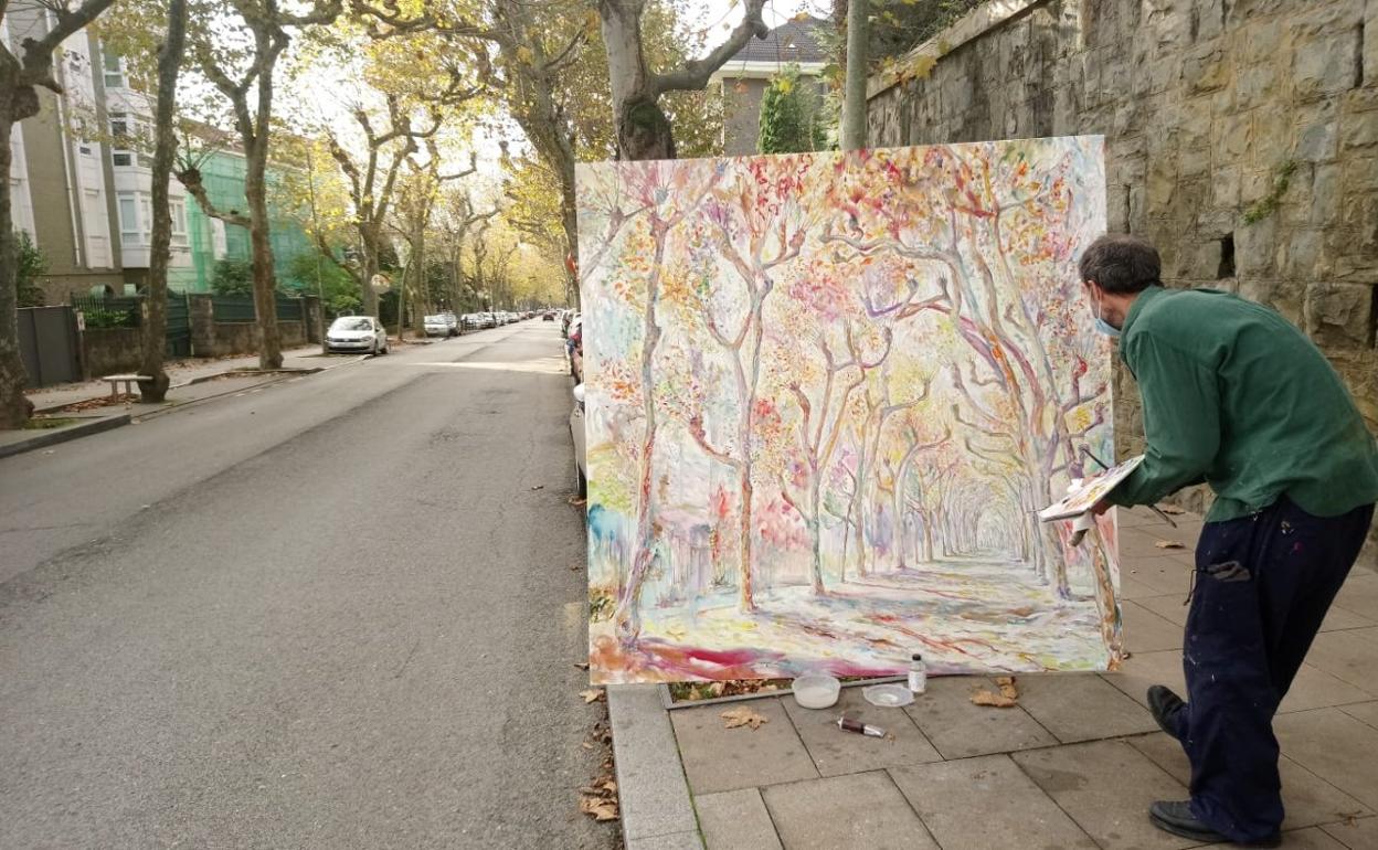 El arquitecto Domingo de la Lastra expone dos series de pinturas