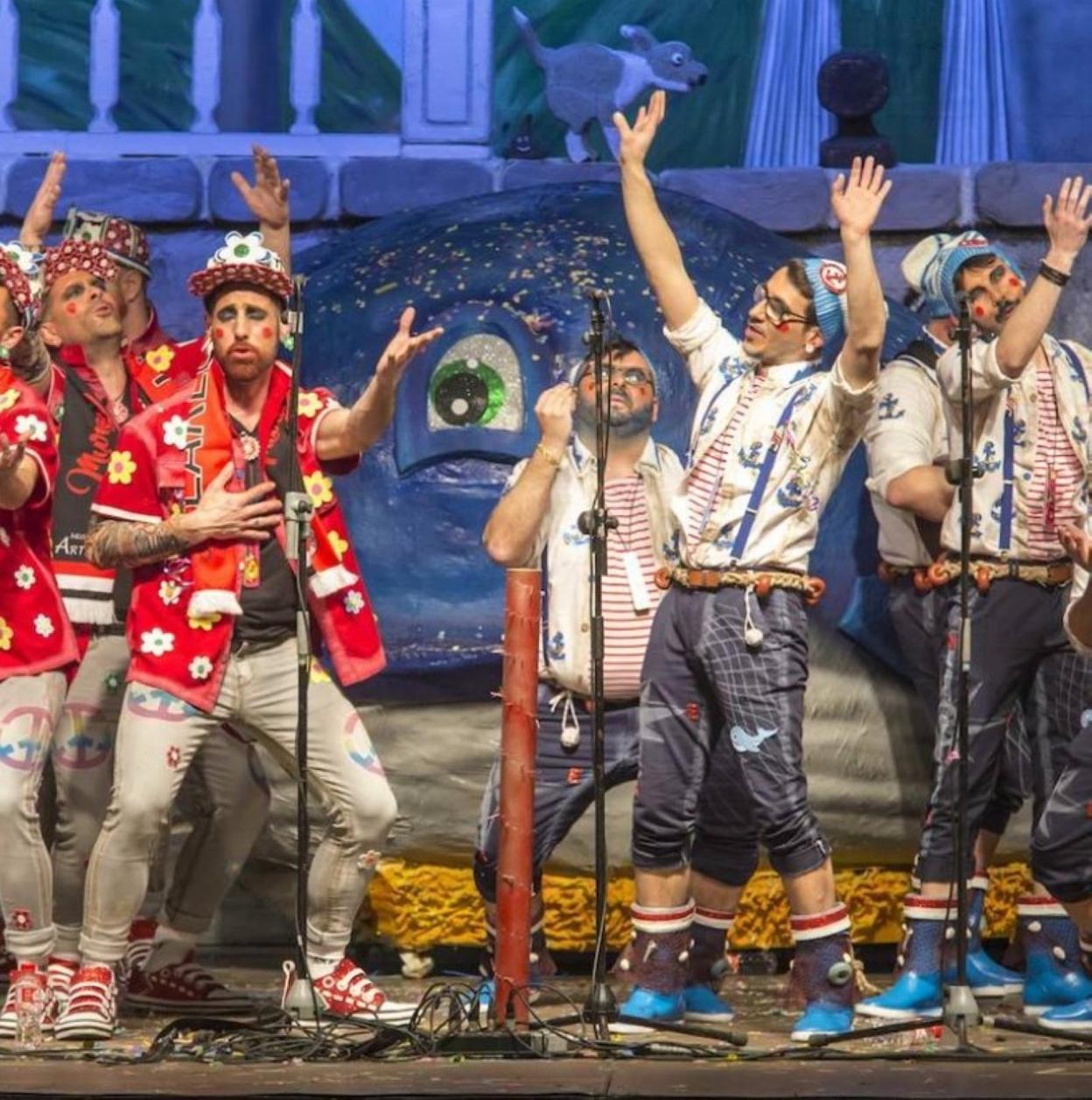 Murga Artistas, ganadora del concurso de 2020. roberto ruiz