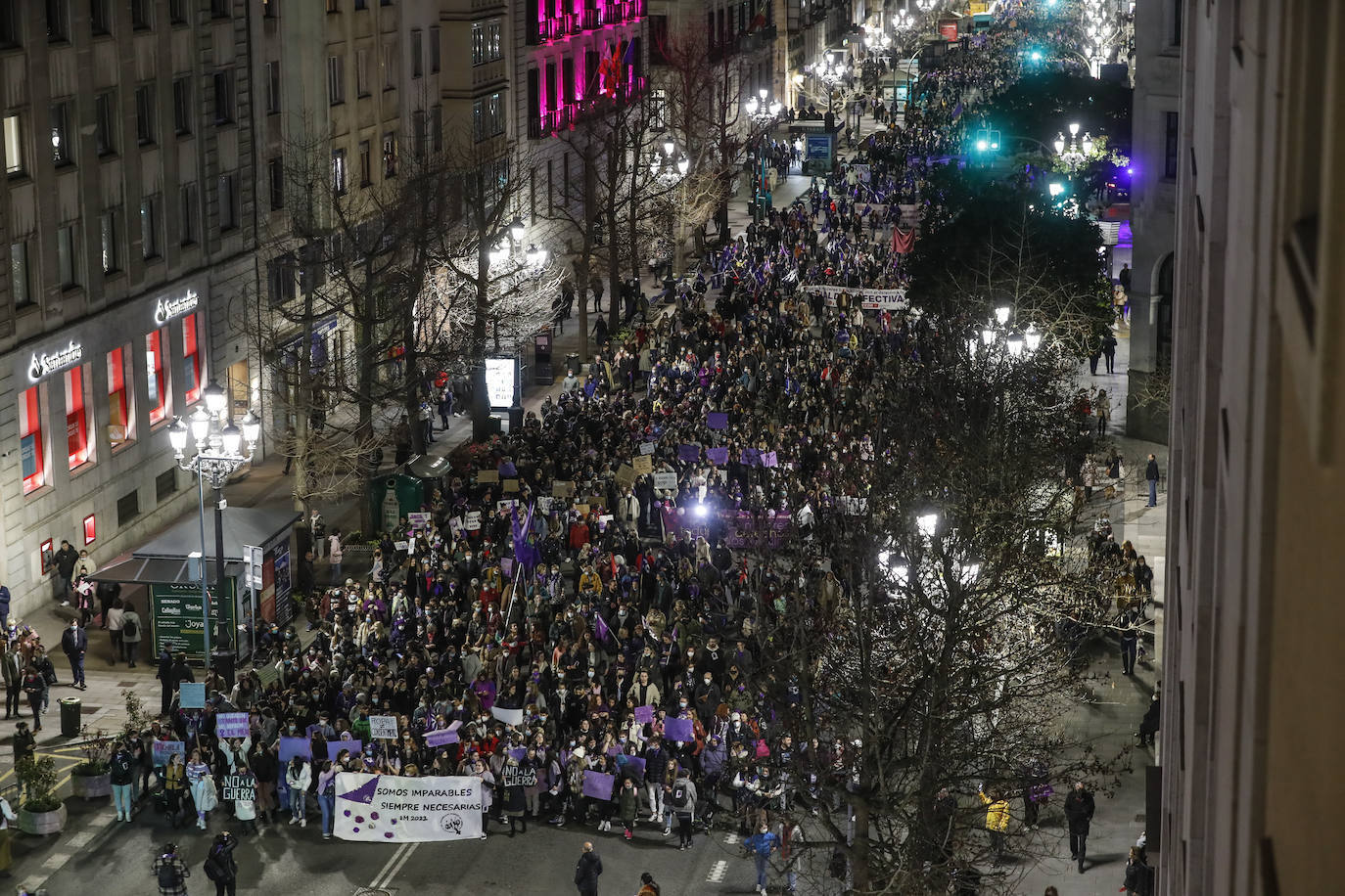 Fotos: La manifestación del 8M en Santander, en imágenes