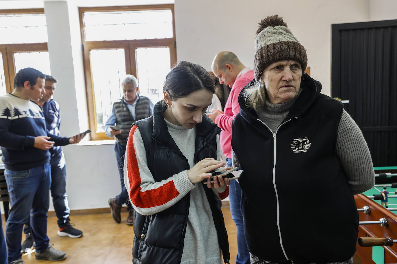 Pudieron descansar por primera vez en muchos días en las camas del que provisionalmente durante los próximos días será su nuevo hogar.